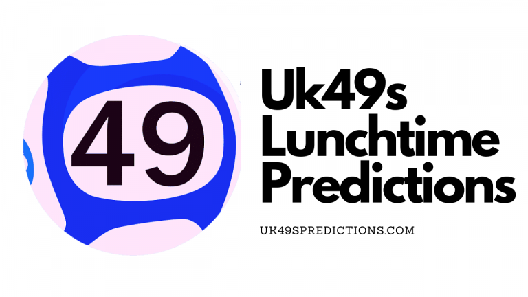 Uk49s Lunchtime Prediction For Today 22 February 2022